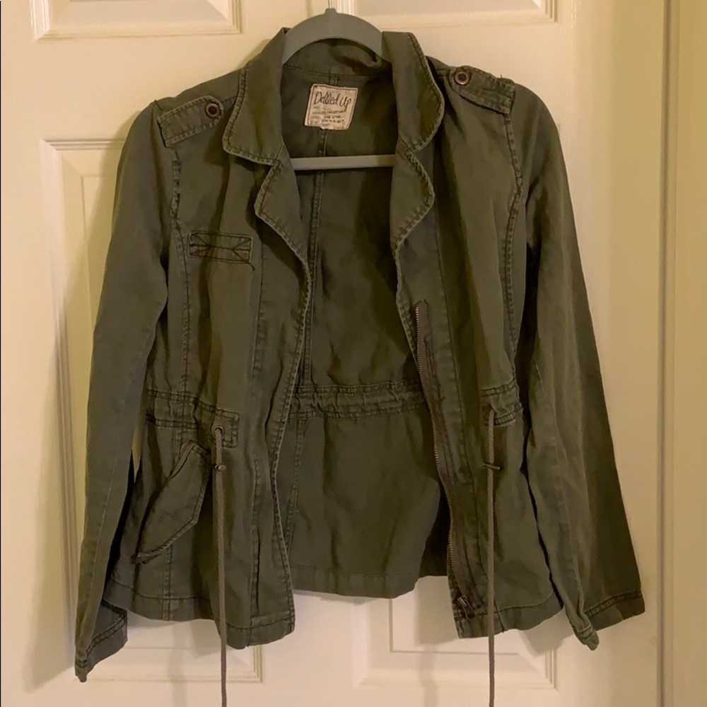 army green jacket